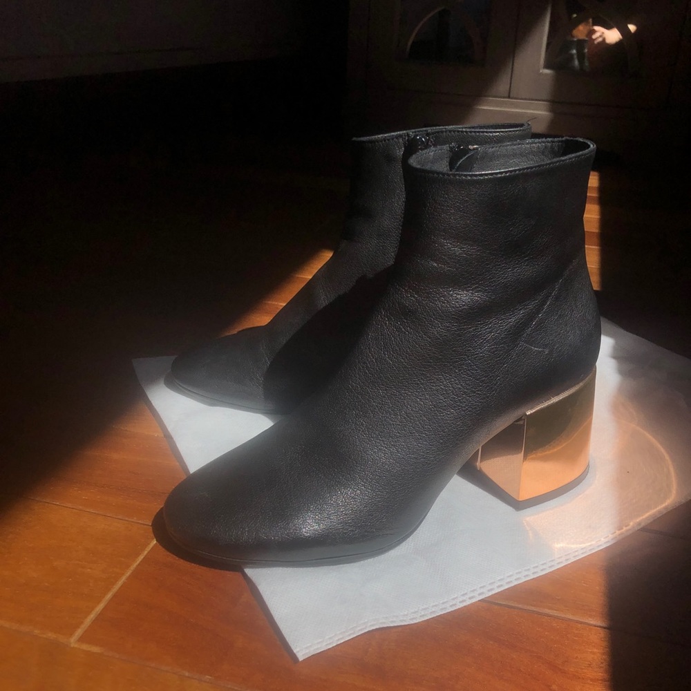 MM6 Maison Margiela Copper Heel Ankle Boots